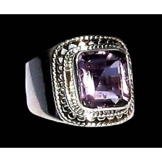 Indian silver jewelry - Indian Amethyst Ring Indian silver jewelry - Indian Amethyst Ring