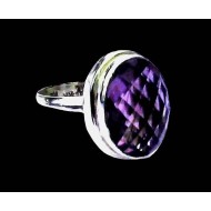 Indian silver jewelry - Indian Amethyst Ring
