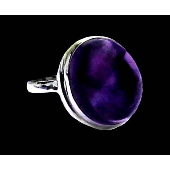 Indian silver jewelry - Indian Amethyst Ring,Indian rings