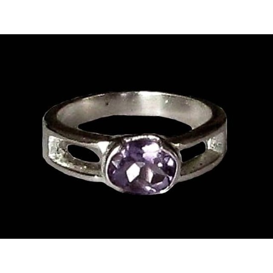 Indian silver jewelry - Indian Amethyst Ring,Indian rings