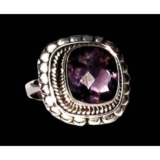 Indian silver jewelry - Indian Amethyst Ring Indian silver jewelry - Indian Amethyst Ring