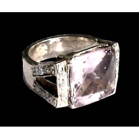 Indian silver jewelry - Indian Amethyst Ring,Indian rings