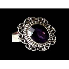 Bijoux indiens - Bague indienne Améthyste Bijoux indiens - Bague indienne Améthyste