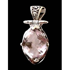 Bijoux indiens argent - Pendentif indien Améthyste Bijoux indiens argent - Pendentif indien Améthyste