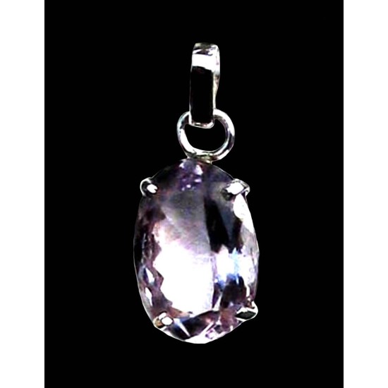 Indian silver jewellery - Indian Amethyst Pendant,Indian pendants