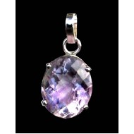 Indian silver jewellery - Indian Amethyst Pendant