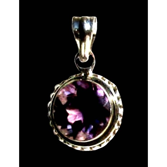 India silver jewellery - Indian Amethyst Pendant,Indian pendants