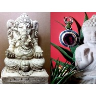 Bijoux indiens argent - Pendentif indien Améthyste