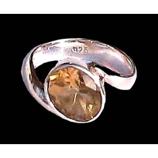 Indian silver jewellery - Indian Citrine Ring Indian silver jewellery - Indian Citrine Ring