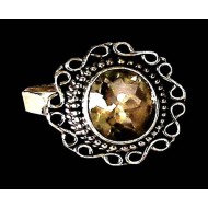 Bague Citrine - Bague indienne - Bijoux indiens