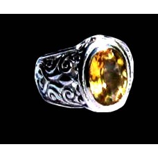 Bague Citrine - Bague indienne - Bijoux indiens Bague Citrine - Bague indienne - Bijoux indiens