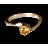 Indian silver jewellery - Indian Citrine Ring