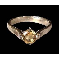 Indian silver jewellery - Indian Citrine Ring