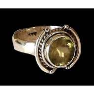 Indian silver jewellery - Indian Citrine Ring