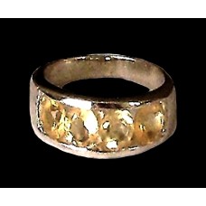 Bague Citrine - Bague indienne - Bijoux indiens Bague Citrine - Bague indienne - Bijoux indiens