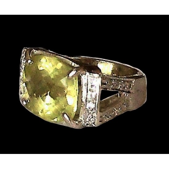 Indian silver jewellery - Indian Citrine Ring,Indian rings