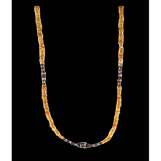 Indian silver - Creation Citrine Necklace,Indian Necklaces