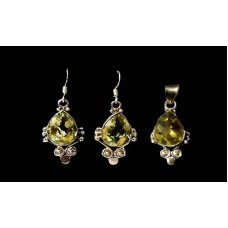 Parure Citrine - Parure indienne - Bijoux indiens Parure Citrine - Parure indienne - Bijoux indiens