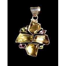 Pendentif Citrine - Pendentif indien - Bijoux indiens Pendentif Citrine - Pendentif indien - Bijoux indiens