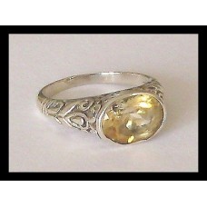 Bague Citrine - Bague indienne - Bijoux indiens Bague Citrine - Bague indienne - Bijoux indiens