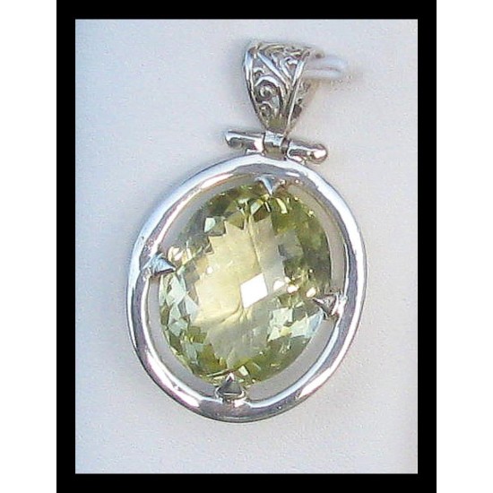 Indian silver Jewelry - Creation Citrine Pendant,Silver pendants and stones