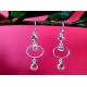 Boucles d oreilles indiennes Citrine - Bijoux indiens,Boucles d Oreilles indiennes