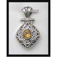 Pendentif Citrine - Pendentif indien - Bijoux indiens