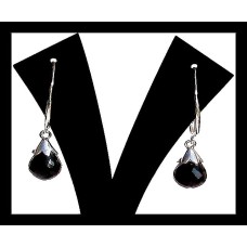 Bijoux indiens - Création Boucles d'oreilles Onyx Bijoux indiens - Création Boucles d'oreilles Onyx