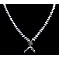 Bijoux indiens - Création Collier Métal et Pierre de Lune