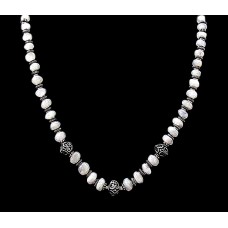 Bijoux indiens - Création Collier Métal et Pierre de Lune Bijoux indiens - Création Collier Métal et Pierre de Lune