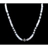 Indian Jewelry - Creation Metal Necklace and Labradorite