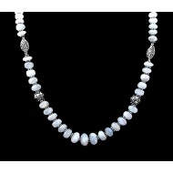 Bijoux indiens - Création Collier Métal et Pierre de Lune