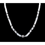 Bijoux indiens - Création Collier Métal et Pierre de Lune