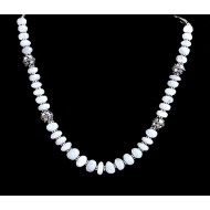 Bijoux indiens - Création Collier Métal et Pierre de Lune