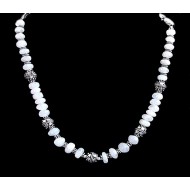 Bijoux indiens - Création Collier Métal et Pierre de Lune