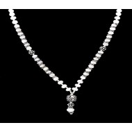 Bijoux indiens - Création Collier Métal et Pierre de Lune