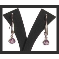 Bijoux indiens - Création Boucles d'oreilles Améthyste