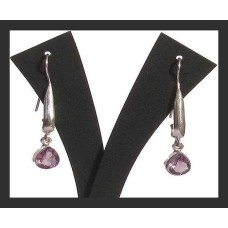 Bijoux indiens - Création Boucles d'oreilles Améthyste Bijoux indiens - Création Boucles d'oreilles Améthyste
