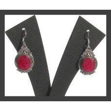 Bijoux indiens - Création Boucles d'oreilles Rubis Bijoux indiens - Création Boucles d'oreilles Rubis
