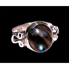 Indian silver jewellery - Indian Spectrolite Ring Indian silver jewellery - Indian Spectrolite Ring