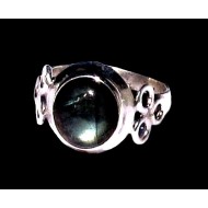 Indian silver jewellery - Indian Spectrolite Ring