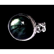 Indian silver jewellery - Indian Spectrolite Ring