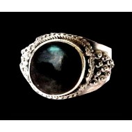 Indian silver jewellery - Indian Spectrolite Ring