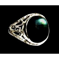 Indian silver jewellery - Indian Spectrolite Ring