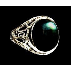 Bague indienne en argent et Labradorite - Bijoux indiens