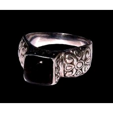 Bague indienne en argent et Labradorite - Bijoux indiens Bague indienne en argent et Labradorite - Bijoux indiens