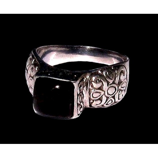 Indian silver jewellery - Indian Spectrolite Ring,Indian rings