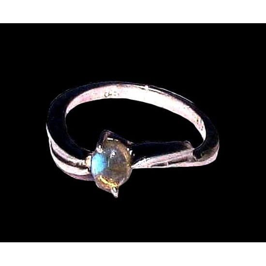 Indian silver jewellery - Indian Spectrolite Ring,Indian rings