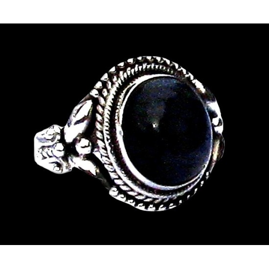 Indian silver jewellery - Indian Spectrolite Ring,Indian rings