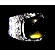 Bague indienne en argent et Labradorite - Bijoux indiens Bague indienne en argent et Labradorite - Bijoux indiens